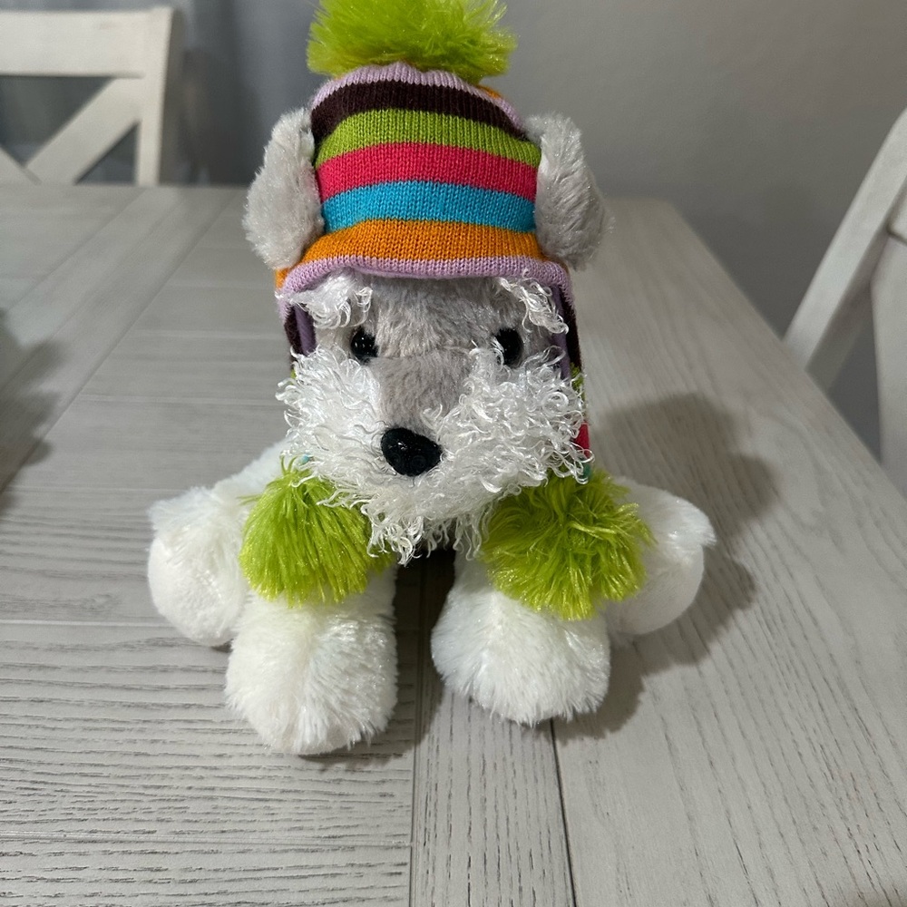 Maurices Plush Toy with Gray and White Fur